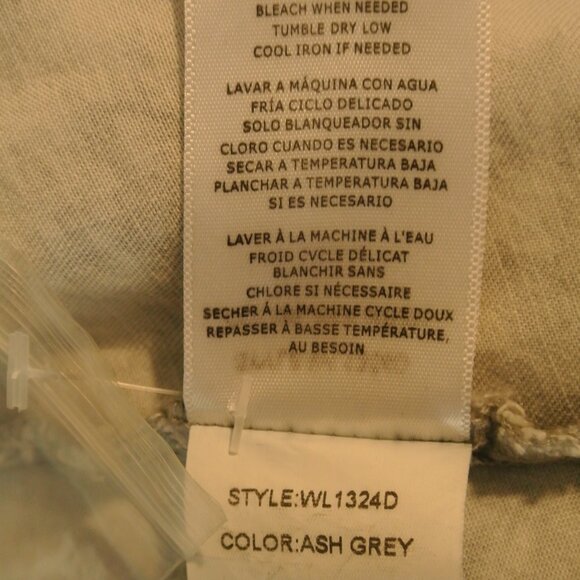 Wash Lab Denim Shirtdress In Ash Grey SIZE L#2608* - Picture 9 of 9